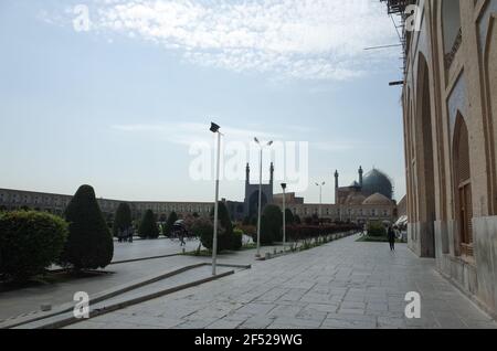 isfahan, iran - 22 marzo 2017: foto nel museo del palazzo di shah abbas Foto Stock