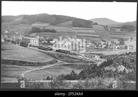 Nieder-Einsiedel. Vista di basso Einsiedel Foto Stock