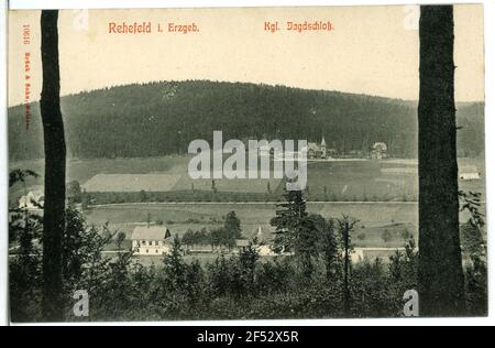 Campo di caccia Rehe. Alloggio di caccia Foto Stock