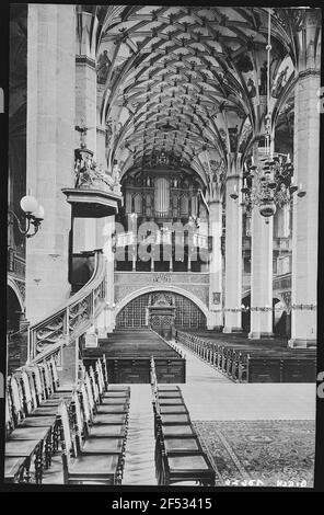 Pirna. Chiesa della città - Casa Foto Stock