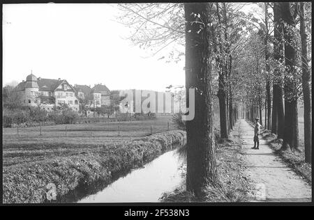 Königsbrück. Parte della passeggiata Foto Stock
