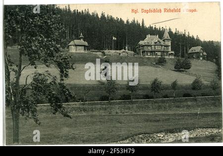 Campo di caccia Rehe. Alloggio di caccia Foto Stock