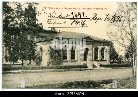 Walla Walla County Hall of Records Nor. Non ci sono eccitazioni Foto Stock