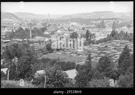 Camburg. Vista sulla città Foto Stock
