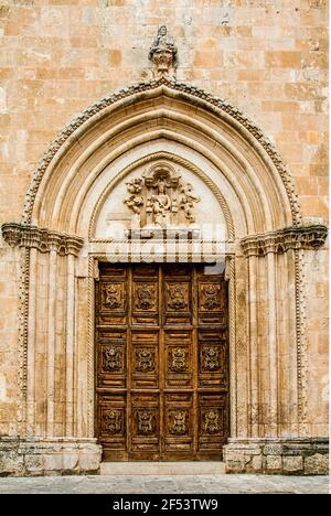 Geografia / viaggio, Ostuni, cattedrale Santa Maria Assunta, costruito 1435 / 1470 / 1490, vista esterna, po, diritti aggiuntivi-clearance-Info-non-disponibile Foto Stock