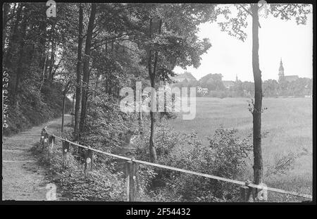 Königsbrück. Passeggiata Foto Stock