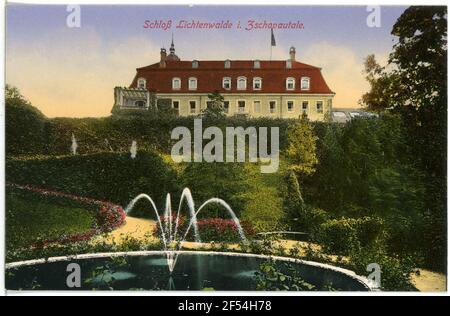 Blocca Lichtenwalde. Schloss Foto Stock