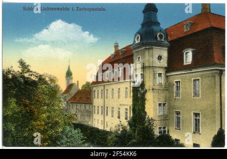 Blocca Lichtenwalde. Schloss Foto Stock