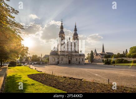 Geografia / viaggio, Germania, Assia, Fulda, Cattedrale di Fulda San Salvatore in serata, diritti aggiuntivi-clearance-Info-non-disponibile Foto Stock