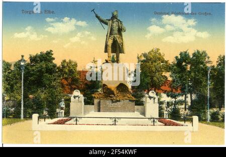 Memoriale Federico del Grande Torgau. Monumento Fr. D. enorme Foto Stock