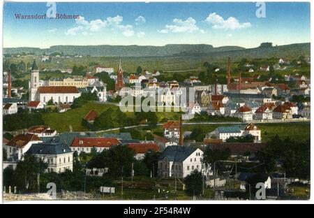 Vista di Warnsdorf Warnsdorf. Vista di Warnsdorf Foto Stock