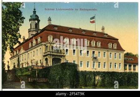 Blocca Lichtenwalde. Schloss Foto Stock