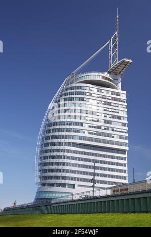 Geografia / viaggio, Germania, Brema, Bremerhaven, Atlantic Ocean Hotel Sail City in Havenwelten in, Additional-Rights-Clearance-Info-Not-Available Foto Stock
