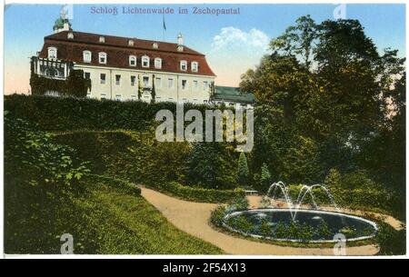 Blocca Lichtenwalde. Schloss Foto Stock