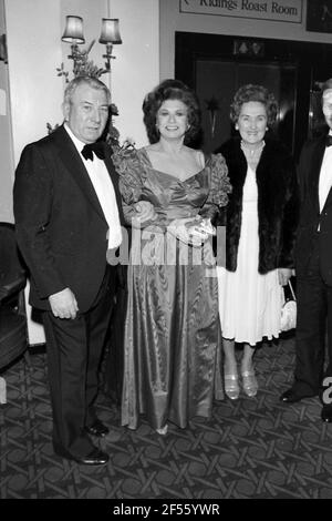 Pat Phoenix al Queens Hotel Leeds nel marzo 1984 Foto Stock