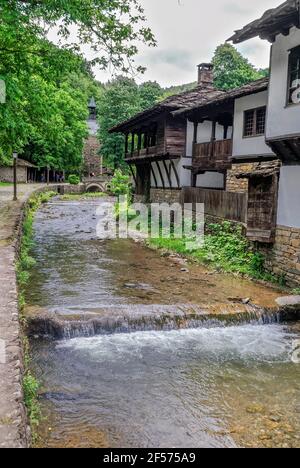 Il complesso etnografico e architettonico Etara, Bulgaria, Foto Stock