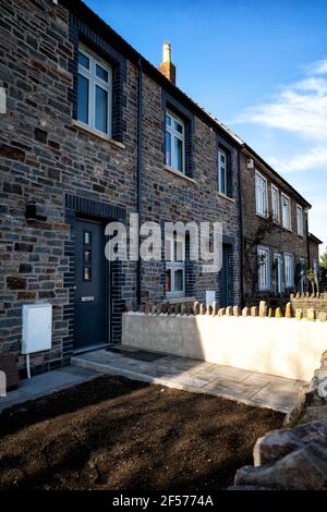 New homes on Hanham High Street, Bristol (Mar 2021) Foto Stock