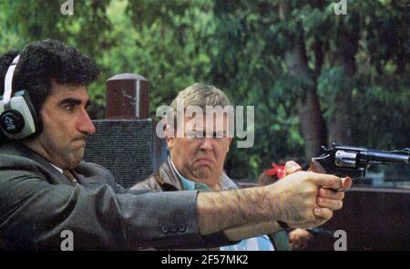 FILM ARMATO E PERICOLOSO di 1986 Columbia Pictures con John Candy A destra e Eugene Levy Foto Stock