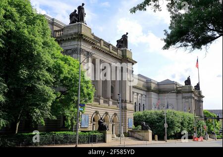 Carnegie Music Hall con Carnegie Museums of Art and Natural History .Pittsburgh.Pennsylvania.USA Foto Stock