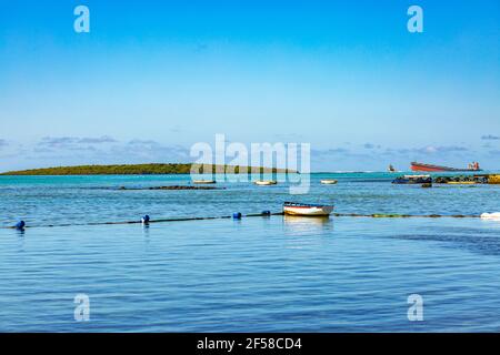 Stagcape tropicale nel sud della repubblica di Mauritius. Foto Stock