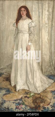 James McNeill Whistler - Symphony in White, No. 1: The White Girl, 1862 Foto Stock