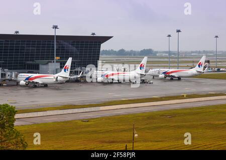 Kuala Lumpur, Malesia – 21. Gennaio 2018: All'aeroporto di Kuala Lumpur (KUL) in Malesia. Foto Stock