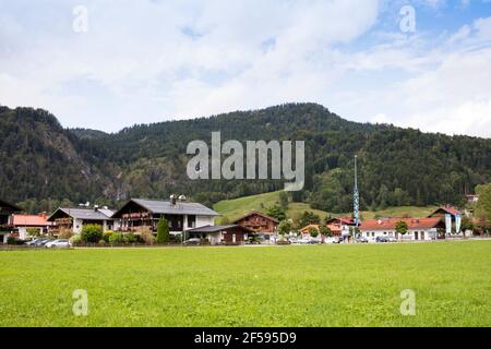 Geografia / viaggio, Germania, Baviera, alta Baviera, Chiemgau, REIT in the Winkl, townscape, Additional-Rights-Clearance-Info-not-available Foto Stock