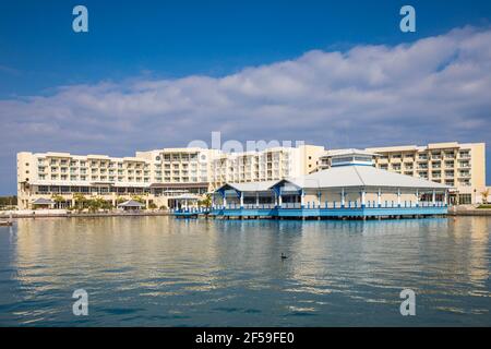 Cuba, Varadero, Marina e Meliá Marina Varadero Hotel Foto Stock