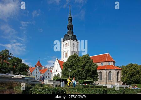 Geografia / viaggio, Estonia, Paesi Baltici, Tallinn, capitale dell'Estonia, Città vecchia, Chiesa di San Nicola, M, diritti aggiuntivi-clearance-Info-non-disponibile Foto Stock