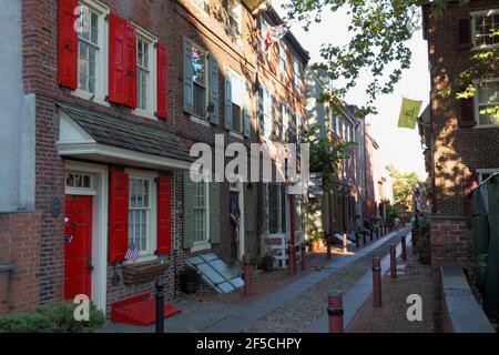 Geografia / viaggio, Stati Uniti, Pennsylvania, Philadelphia, Elfroths Alley, Philadelphia, Pennsylvania, Additional-Rights-Clearance-Info-non-disponibile Foto Stock