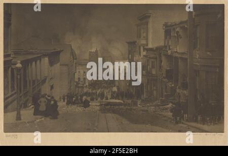 San Francisco, 18 aprile 1906. Arnold Genthe (americano, nato Germania, 1869 - 1942) Foto Stock