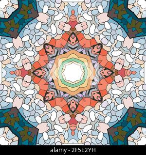 Texture senza giunture per adulti vettoriali per la decorazione. Disegno artistico dipinto a mano. Illustrazione Vettoriale