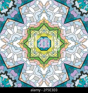 Texture senza giunture per adulti vettoriali per la decorazione. Disegno artistico dipinto a mano. Illustrazione Vettoriale