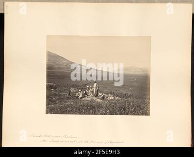 Il pozzo di Giacobbe, vicino a Sichem. Qui Gesù parlò con la Donna di Samaria. Francis Frith (inglese, 1822 - 1898) Foto Stock