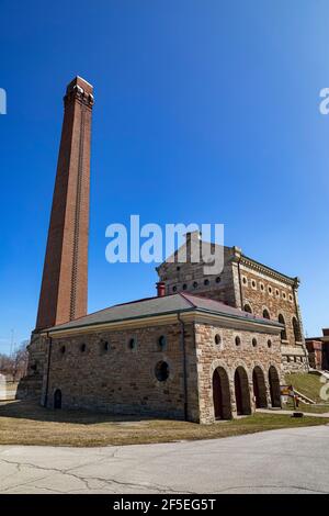 Hamilton Museum of Steam & Technology. Hamilton, Ontario, Canada. Foto Stock