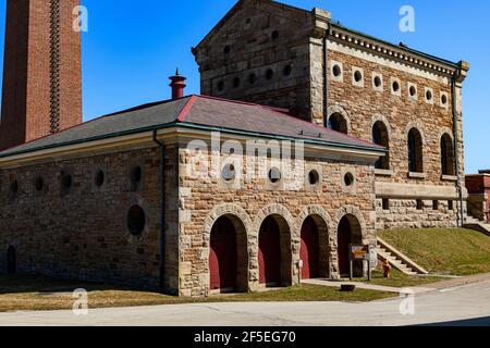 Hamilton Museum of Steam & Technology. Hamilton, Ontario, Canada. Foto Stock