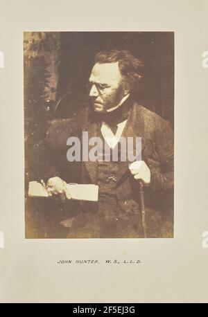 John Hunter, W. S., L. D.. Hill & Adamson (scozzese, attivo dal 1843 al 1848) Foto Stock