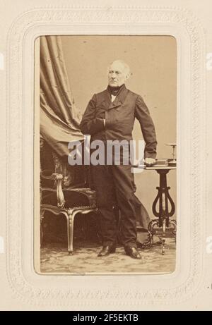 Francois Pierre Guillaume Guizot (1787 - 1874). André Adolphe-Eugène Disdéri (francese, 1819 - 1889) Foto Stock