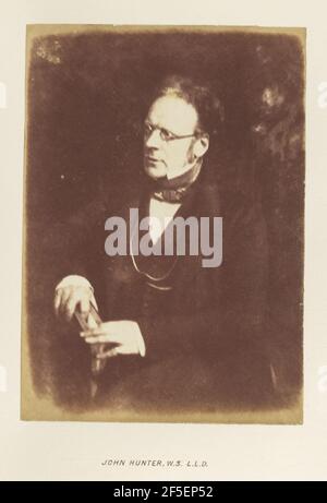 John Hunter, W.S. L.L.D. Hill & Adamson (scozzese, attivo dal 1843 al 1848) Foto Stock