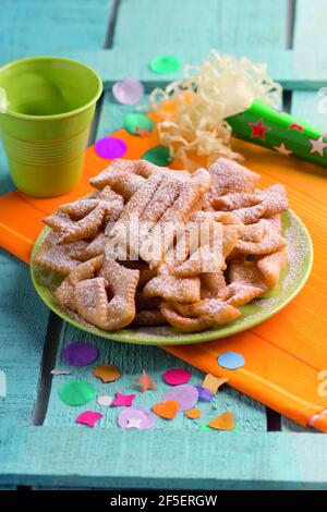 Pasticceria tradizionale italiana fritta Foto Stock