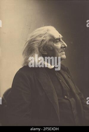 Franz Liszt. Nadar Gaspard Félix Tournachon (francese, 1820 - 1910) Foto Stock