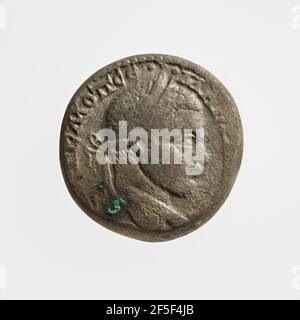 Tetradrachm di Macrinus. Sconosciuto Foto Stock