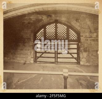 Porta dei traditori, Torre di Londra. Sconosciuto Foto Stock