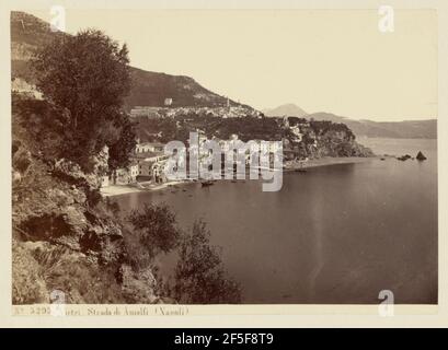 Amalfi. Giorgio Sommer (italiano, nato in Germania, 1834 - 1914) Foto Stock