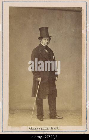 Granville George Leveson-Gower, secondo conte Granville. Caldesi, Blanford & Co. (Inglese, attivo 19 ° secolo) Foto Stock