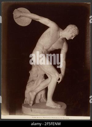 Roma, Vaticano, Discobolo di Mirone. Sconosciuto Foto Stock