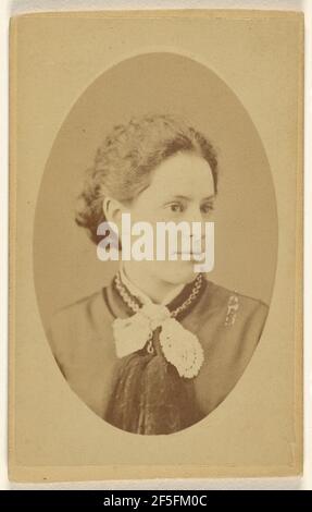 Sig.ra N. Taylor. Andrew W. Jordan (americano, attivo New York, New York 1840 - 1880) Foto Stock