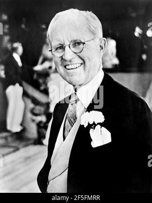 Joseph Kennedy. Ritratto dell'uomo d'affari e politico americano, Joseph Kennedy Sr. (1888-1969) di toni Frissell, 1953 Foto Stock