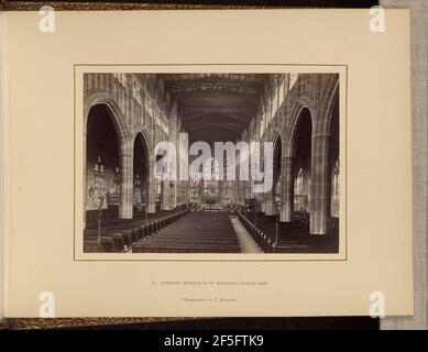 Coventry, interno di St. Michael's, guardando ad est. Francis Bedford (inglese, 1815/1816 - 1894) Foto Stock