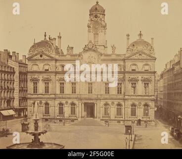 Lione. Hôtel de Ville. Édouard Baldus (francese, nato Germania, 1813 - 1889) Foto Stock